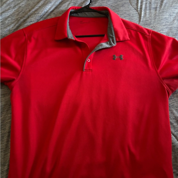 Under Armour Other - Under Armour Men's Vibrant Red Polo